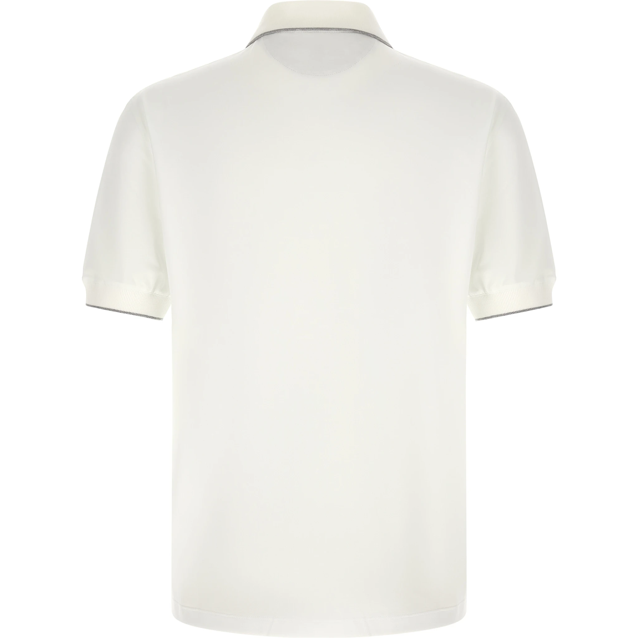 White Polyamide Polo Shirt