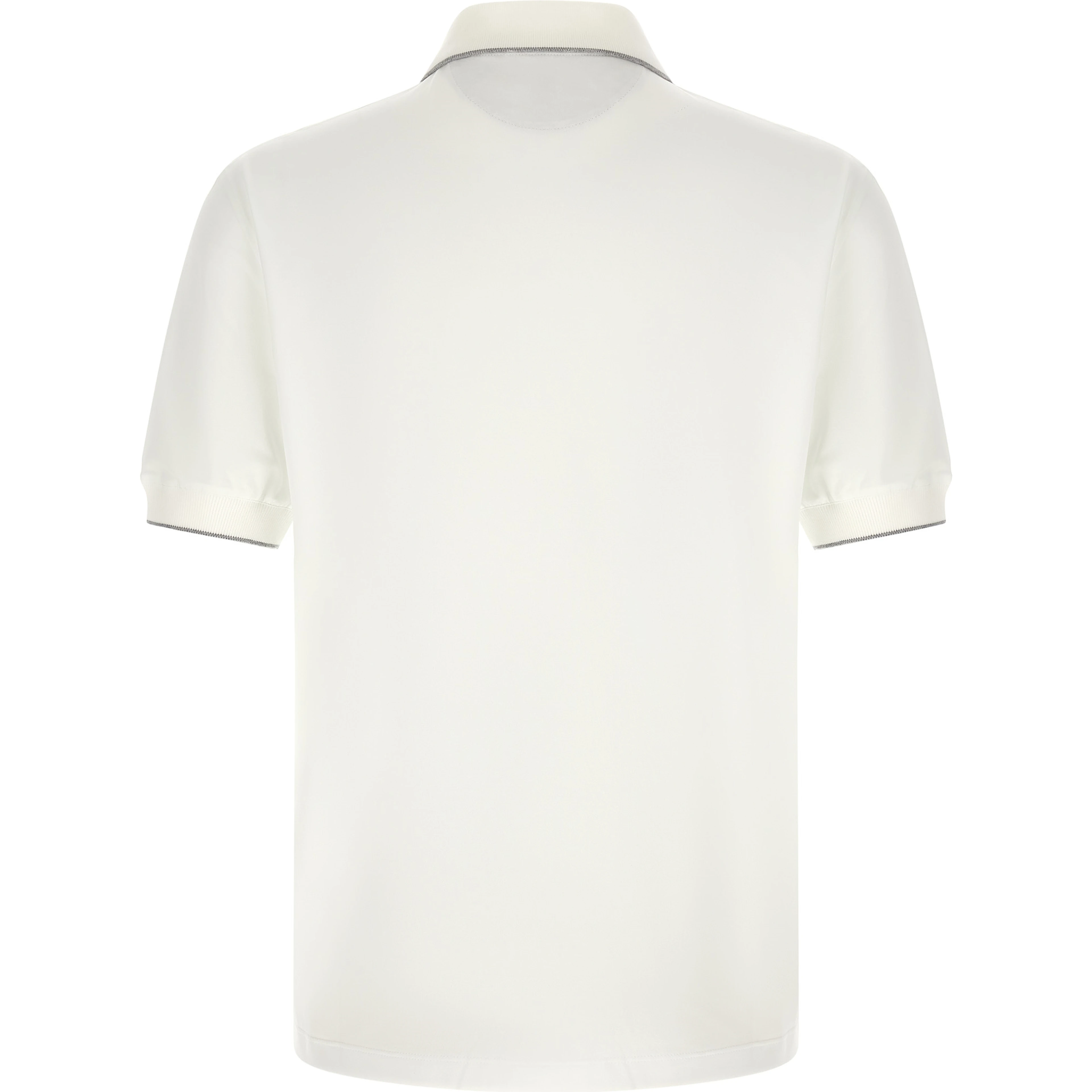 White Polyamide Polo Shirt