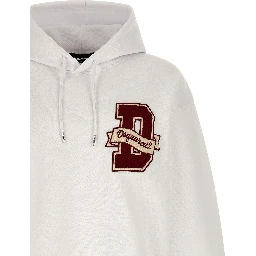 White Cotton Sweatshirt