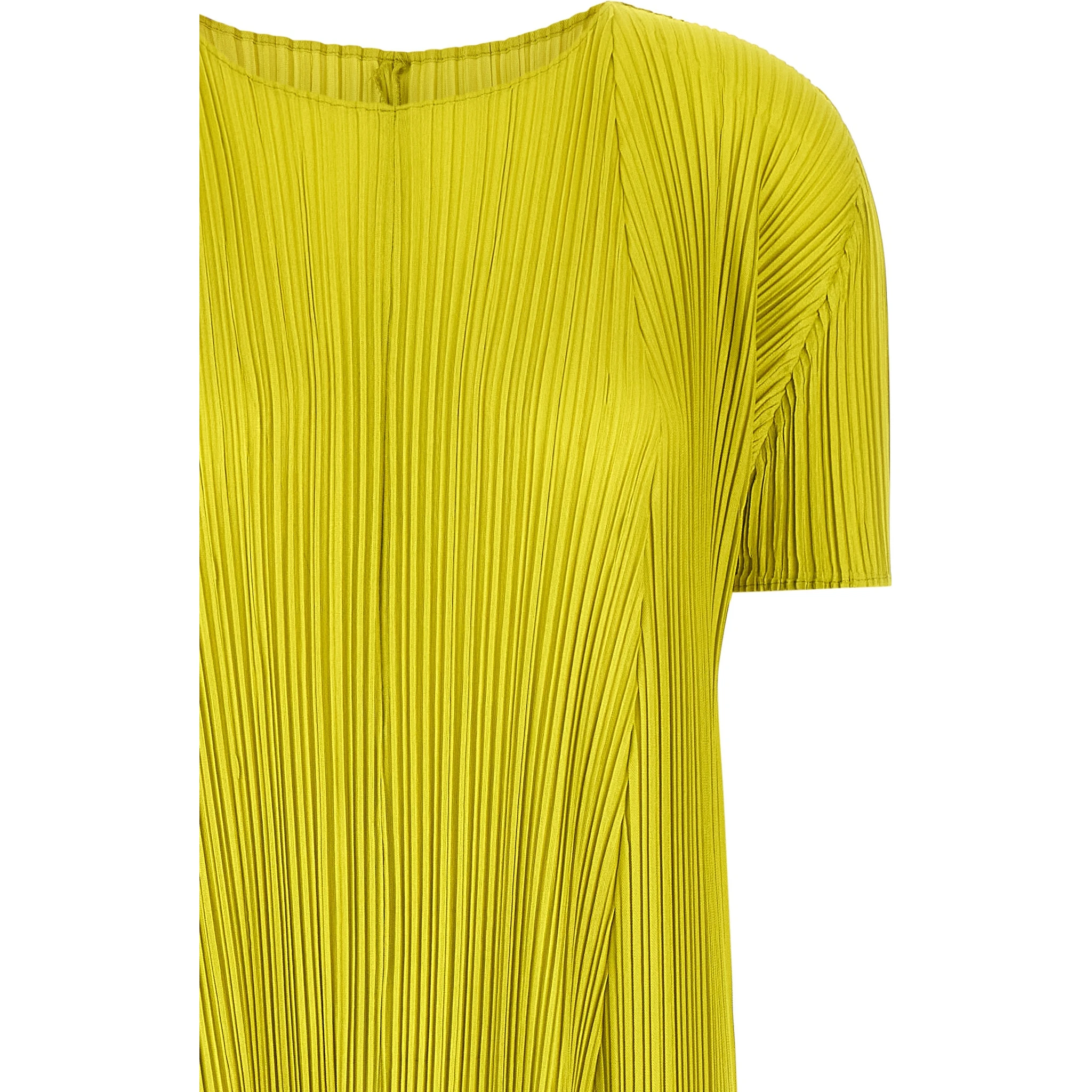 Bicolor Polyester Midi Dress