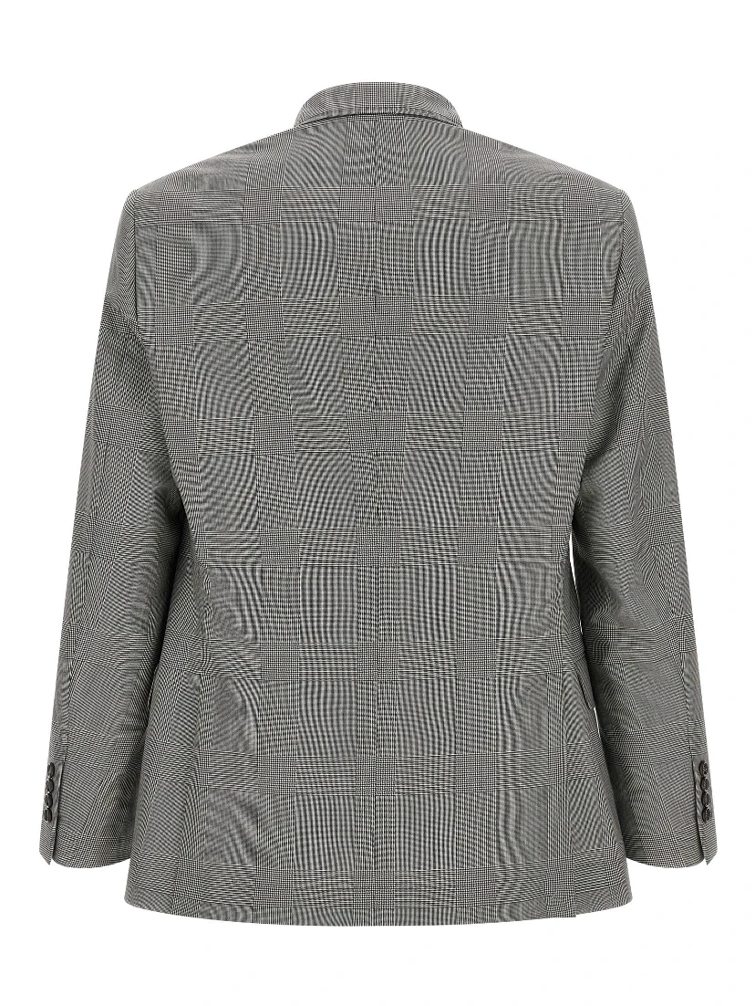 Gray Virgin Wool Blazer