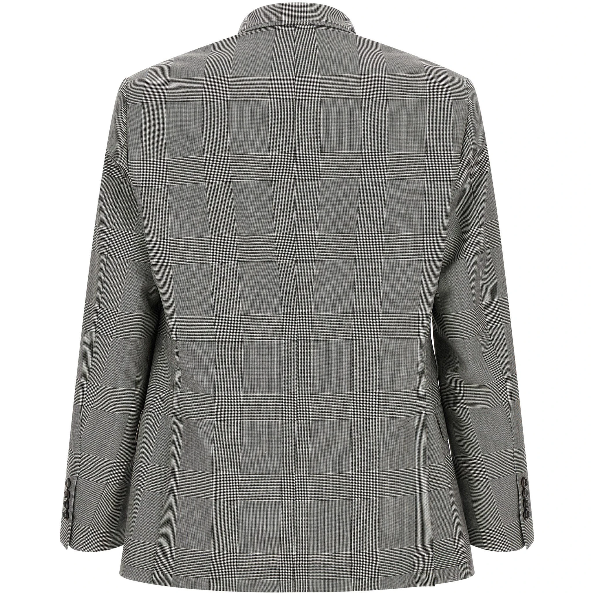 Gray Virgin Wool Blazer