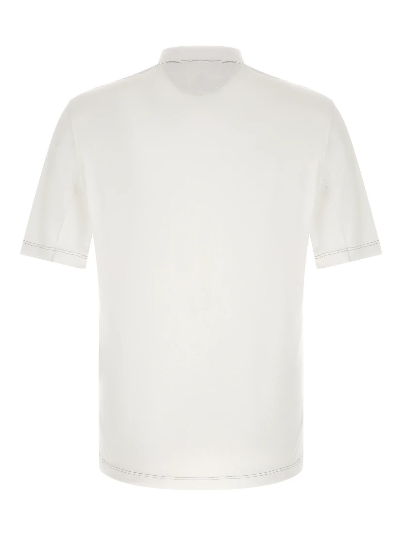 White Polyamide T-Shirt