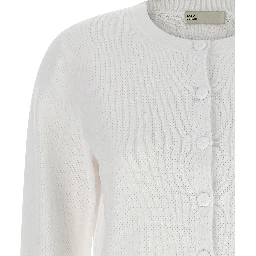 White Viscose Cardigan