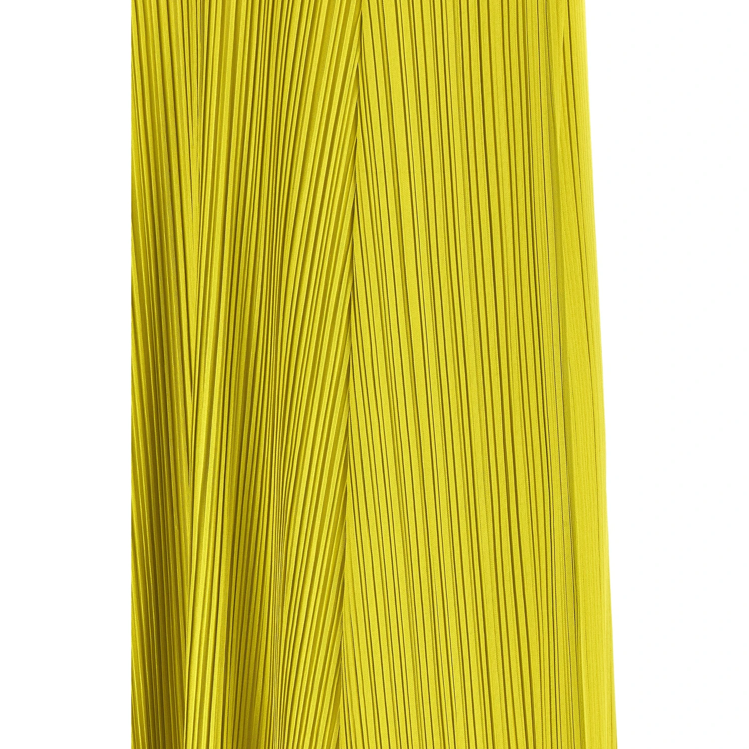 Bicolor Polyester Midi Dress