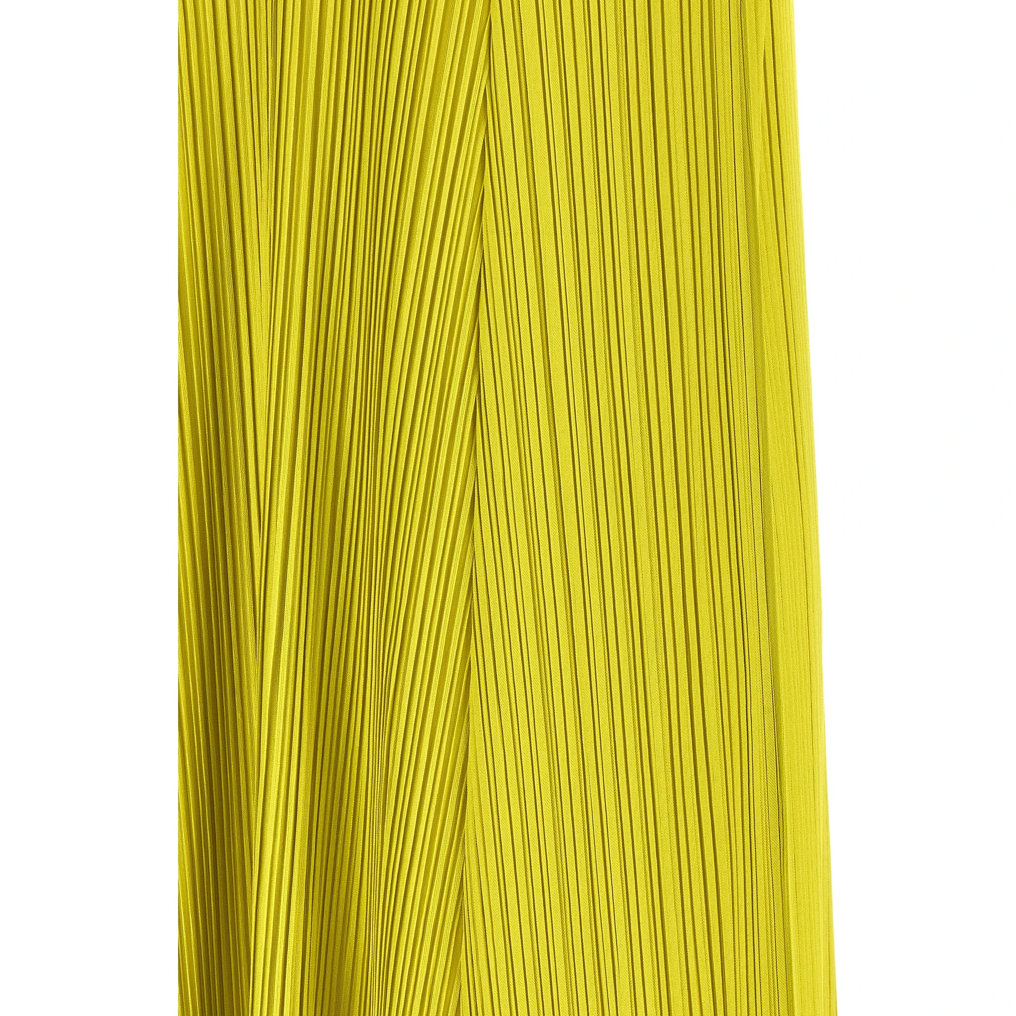Bicolor Polyester Midi Dress