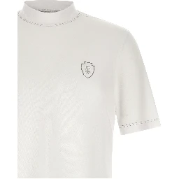White Polyamide T-Shirt