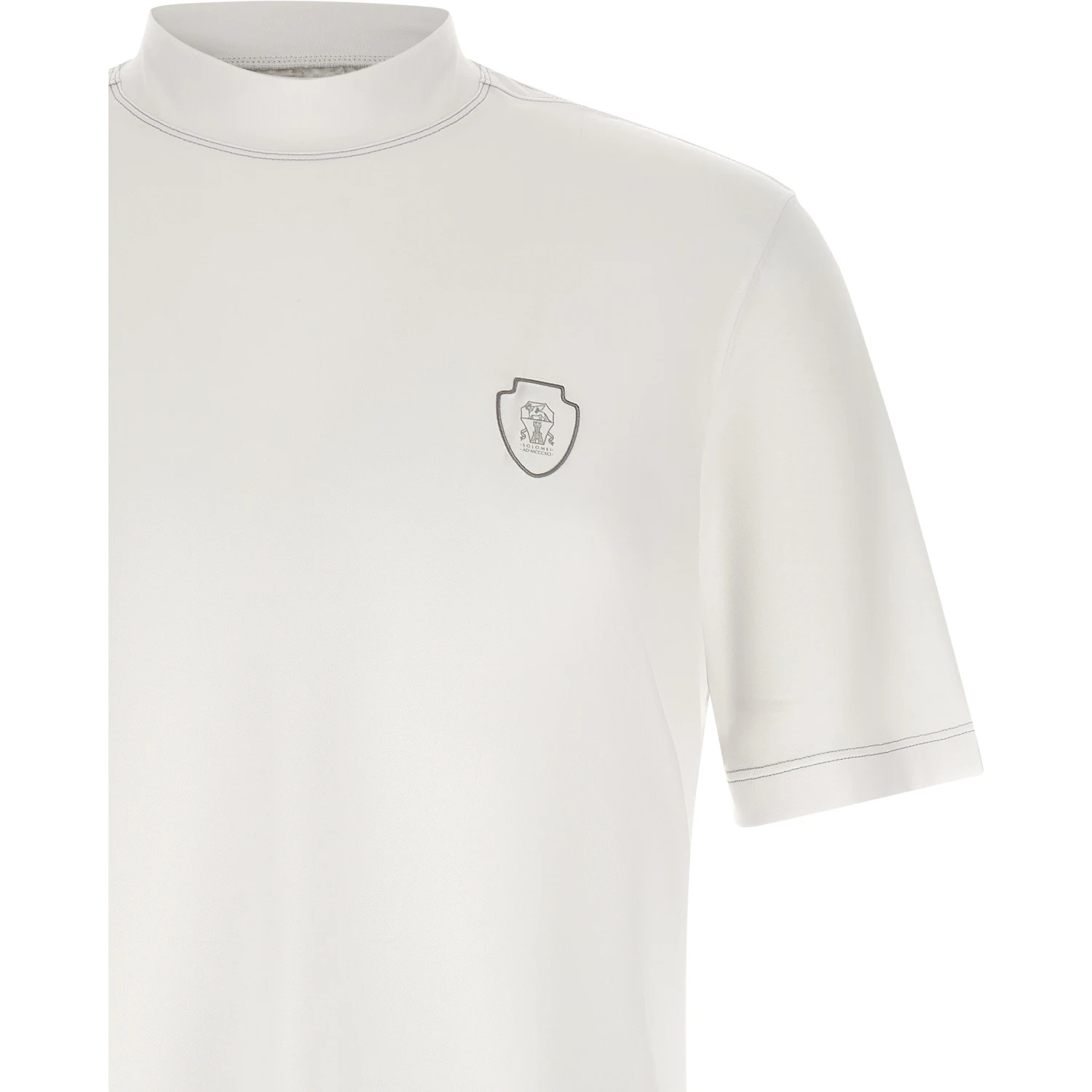 White Polyamide T-Shirt