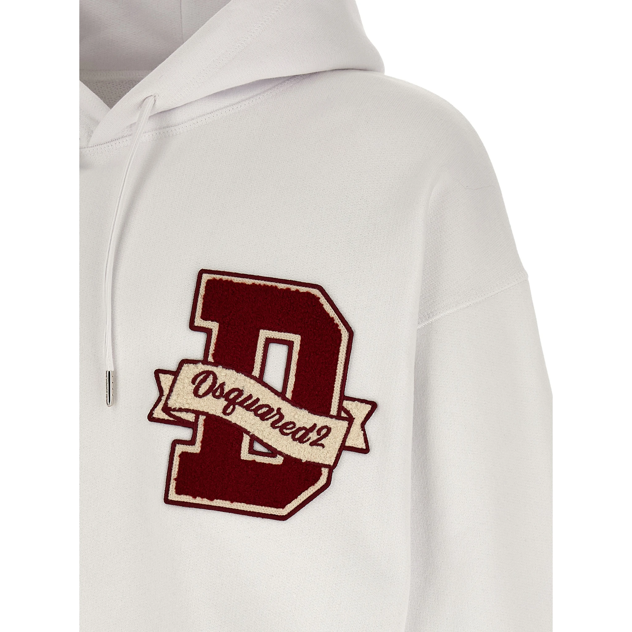 White Cotton Sweatshirt