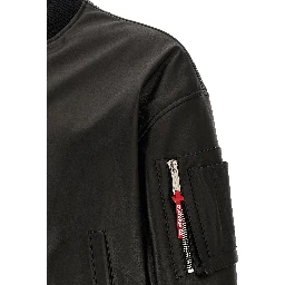 Black Leather Leather Jacket