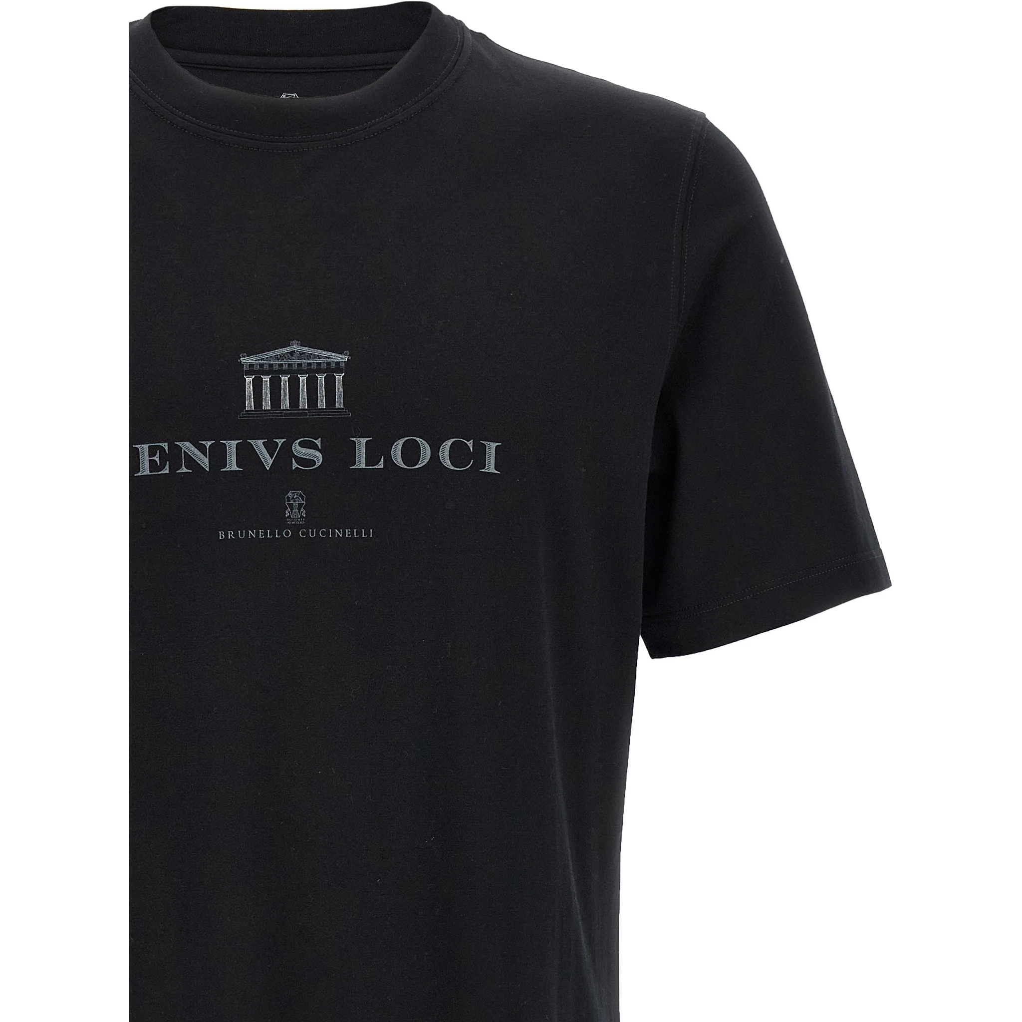 Black Cotton T-Shirt