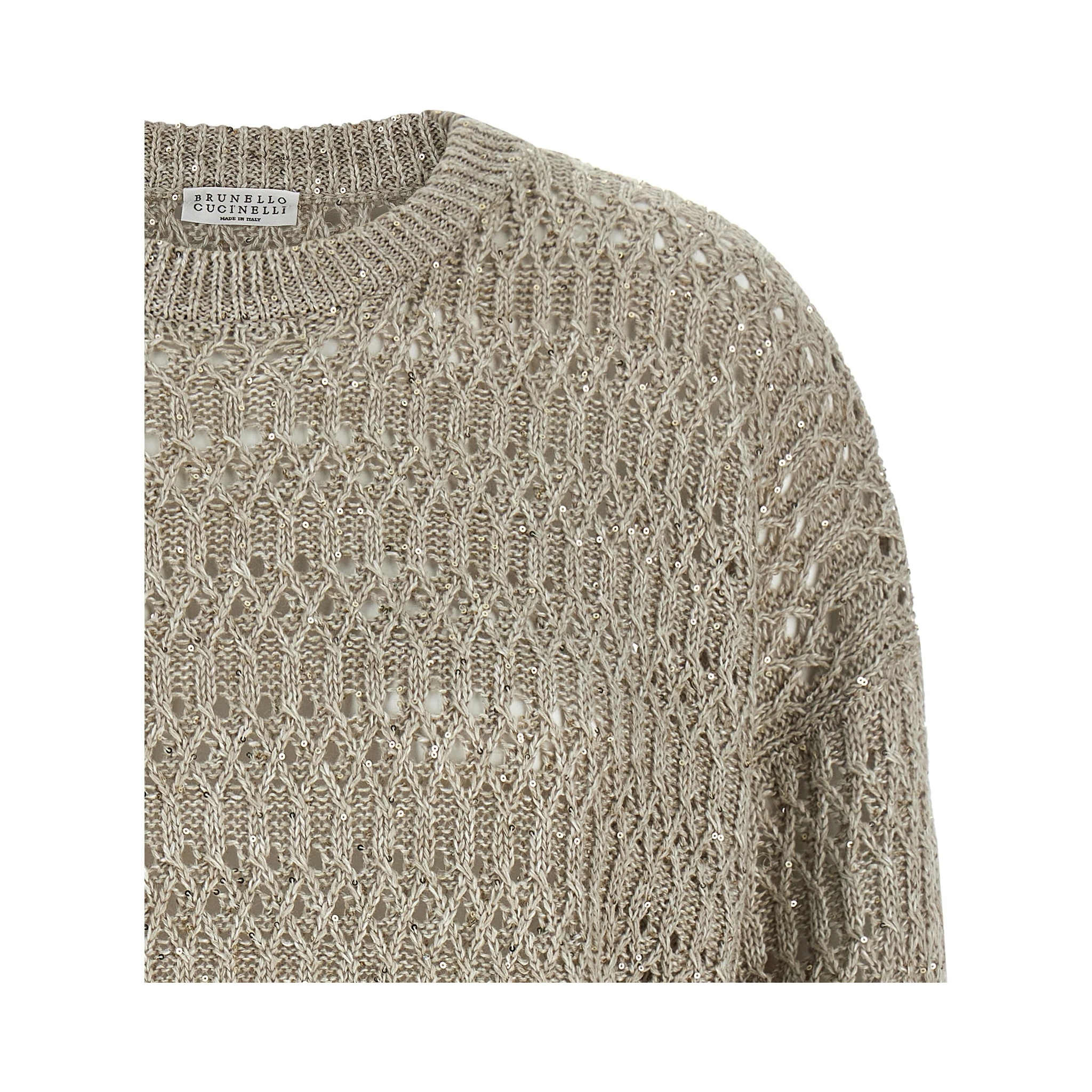 Beige Linen Cardigan