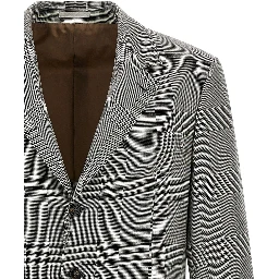 Gray Virgin Wool Blazer
