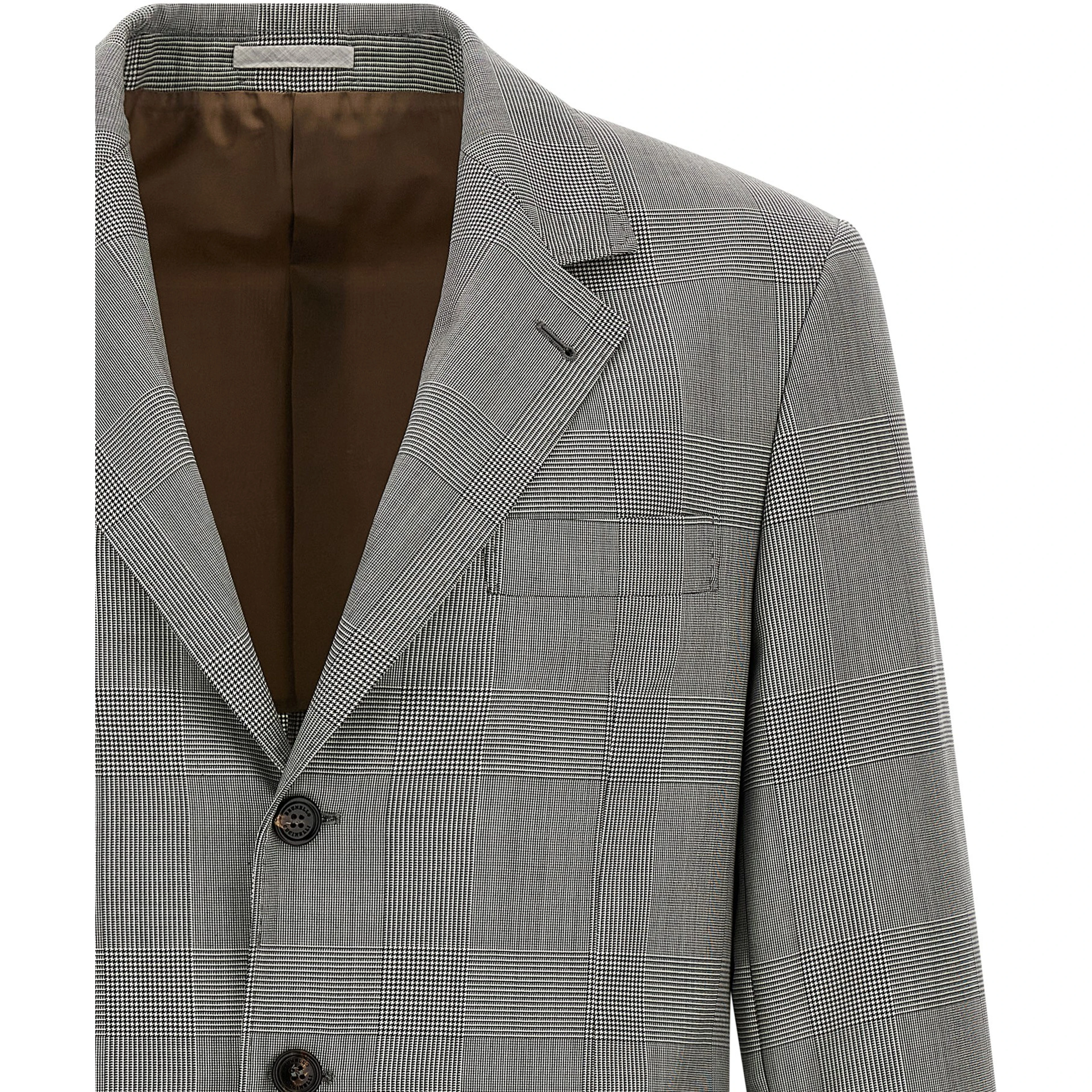 Gray Virgin Wool Blazer