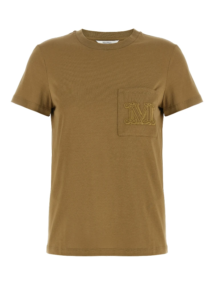 Brown Cotton T-Shirt