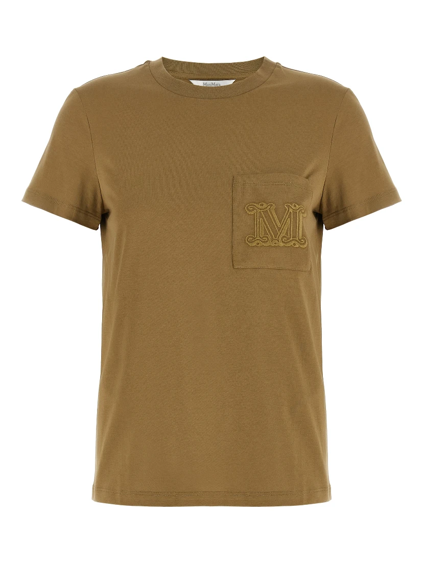 Brown Cotton T-Shirt