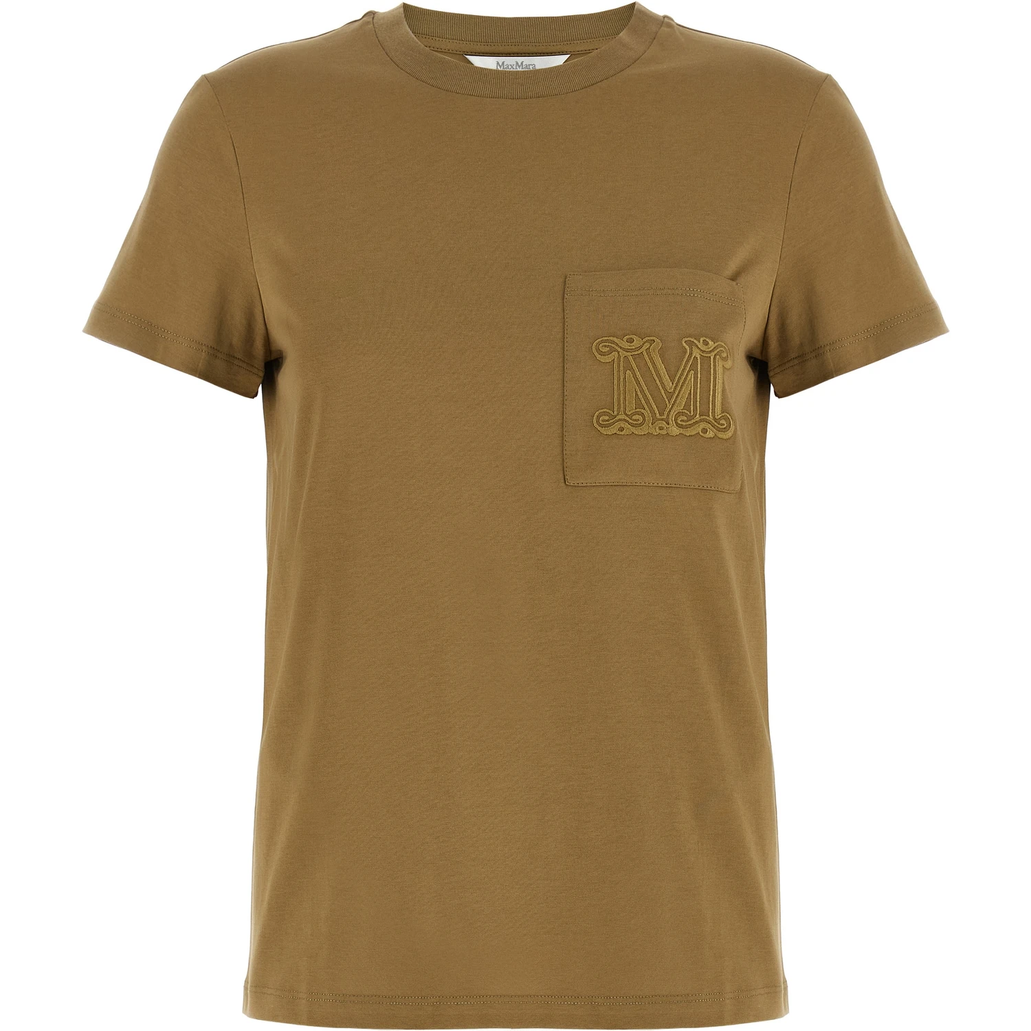 Brown Cotton T-Shirt