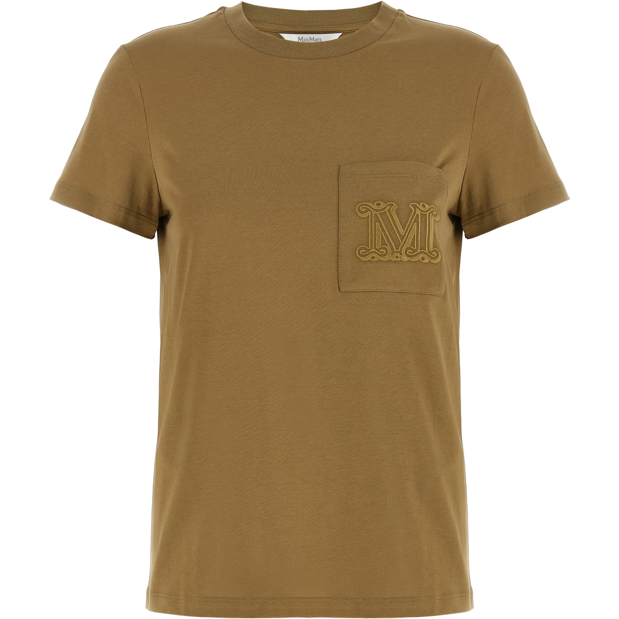 Brown Cotton T-Shirt