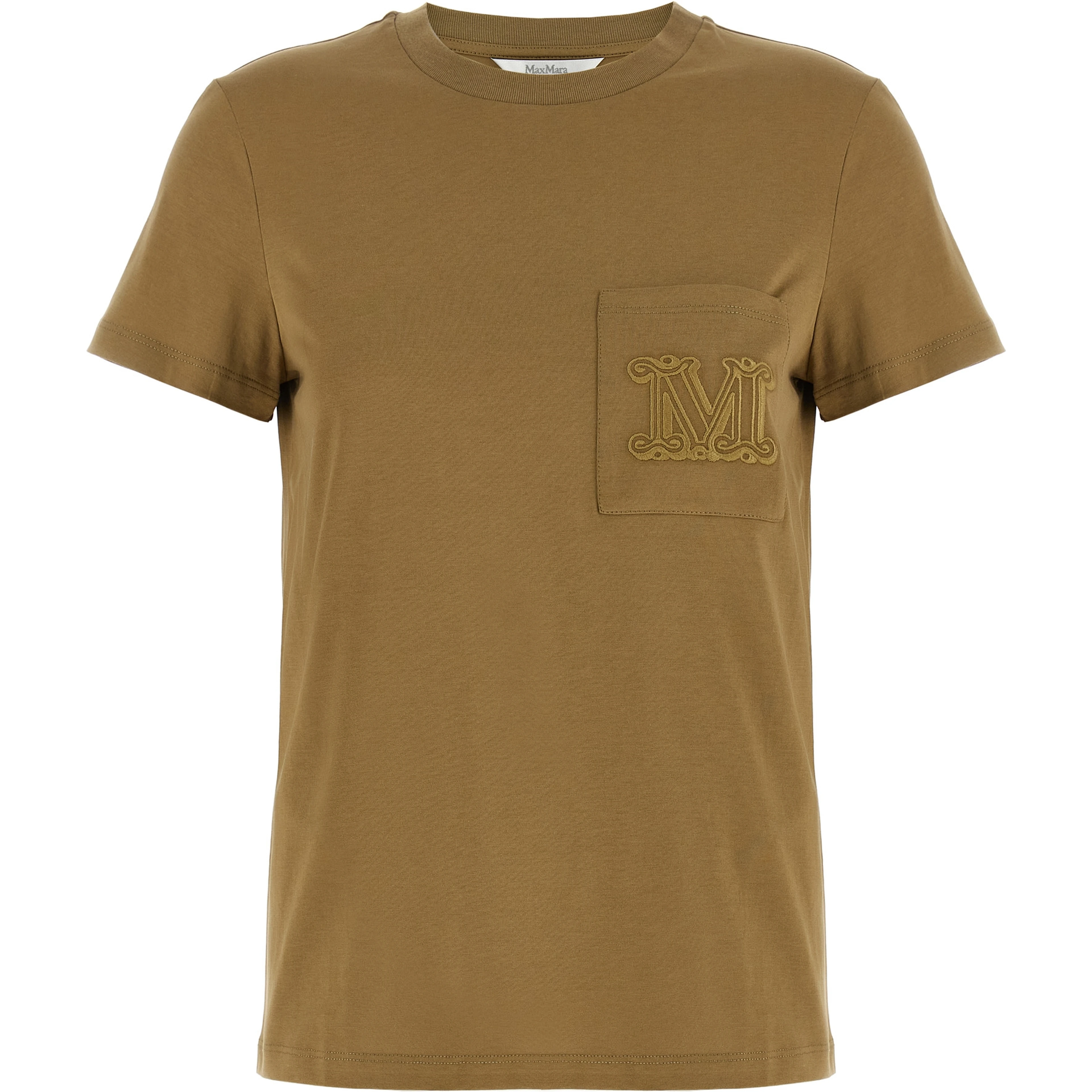Brown Cotton T-Shirt