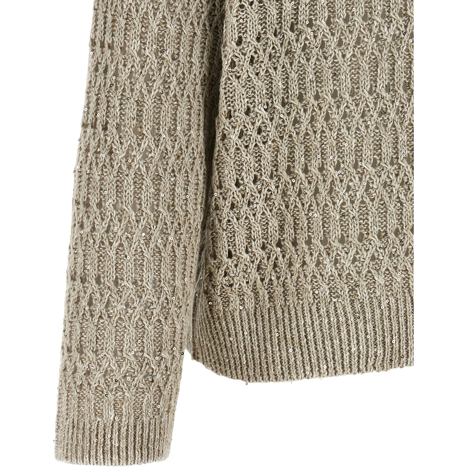 Beige Linen Cardigan