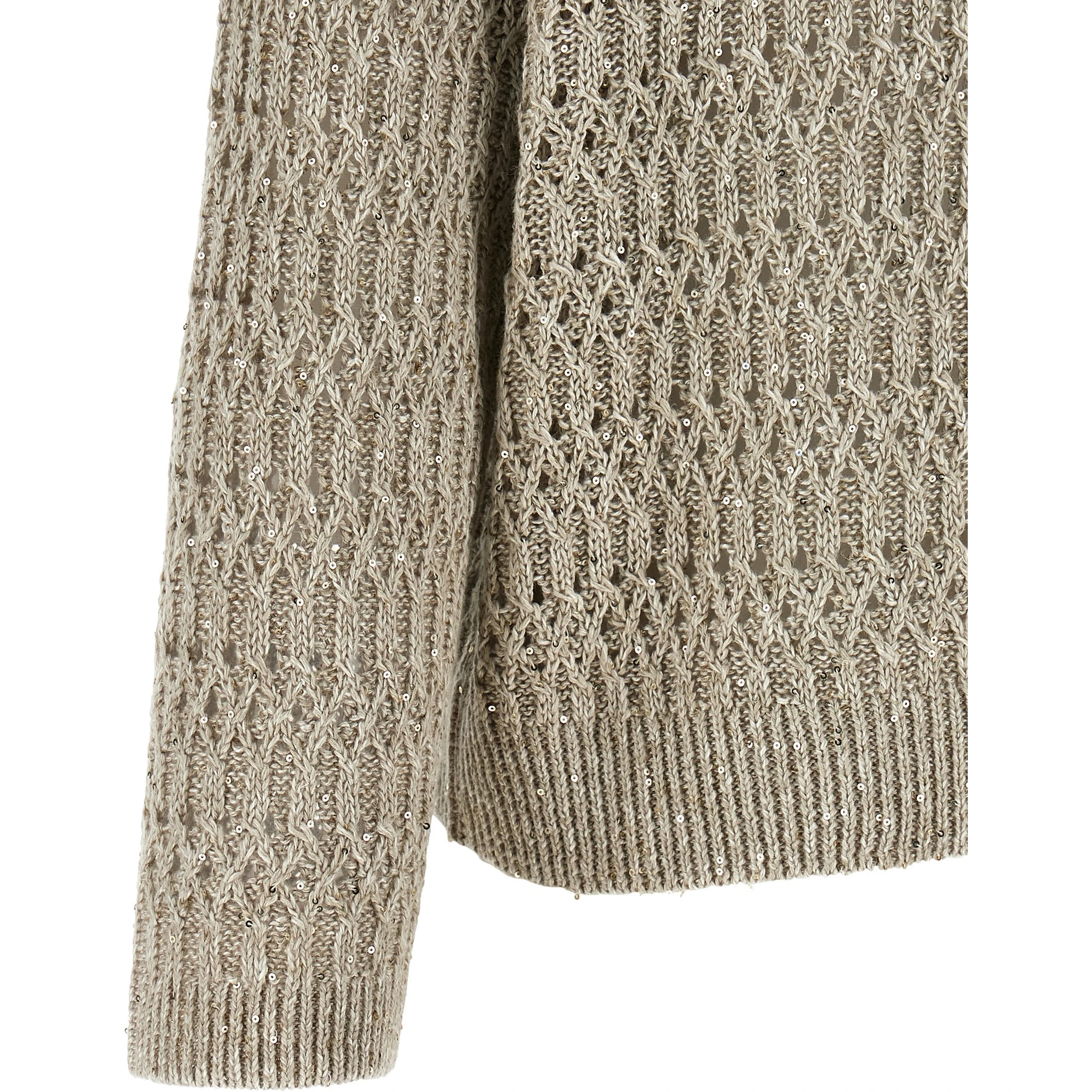Beige Linen Cardigan