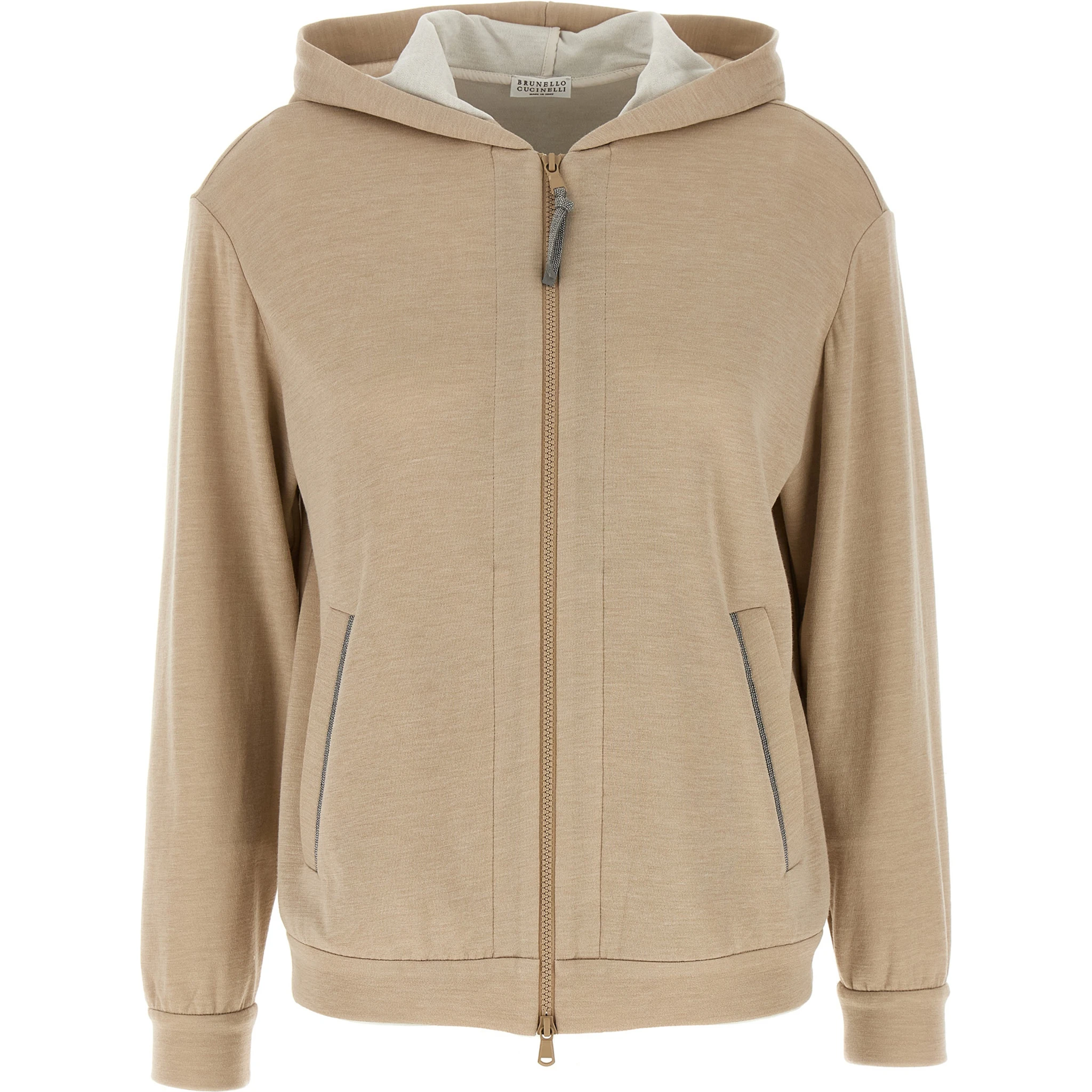 Beige Cotton Cardigan