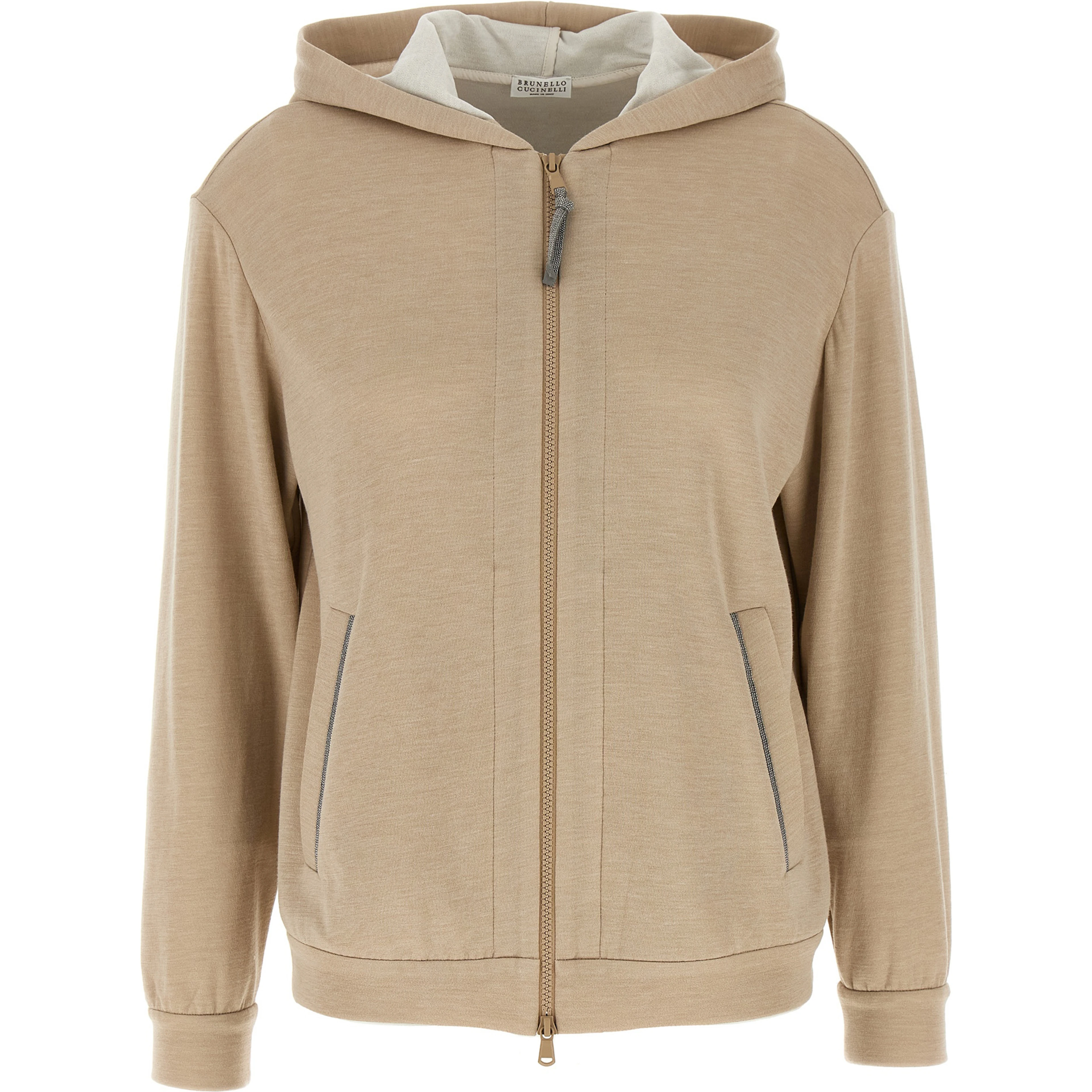 Beige Cotton Cardigan