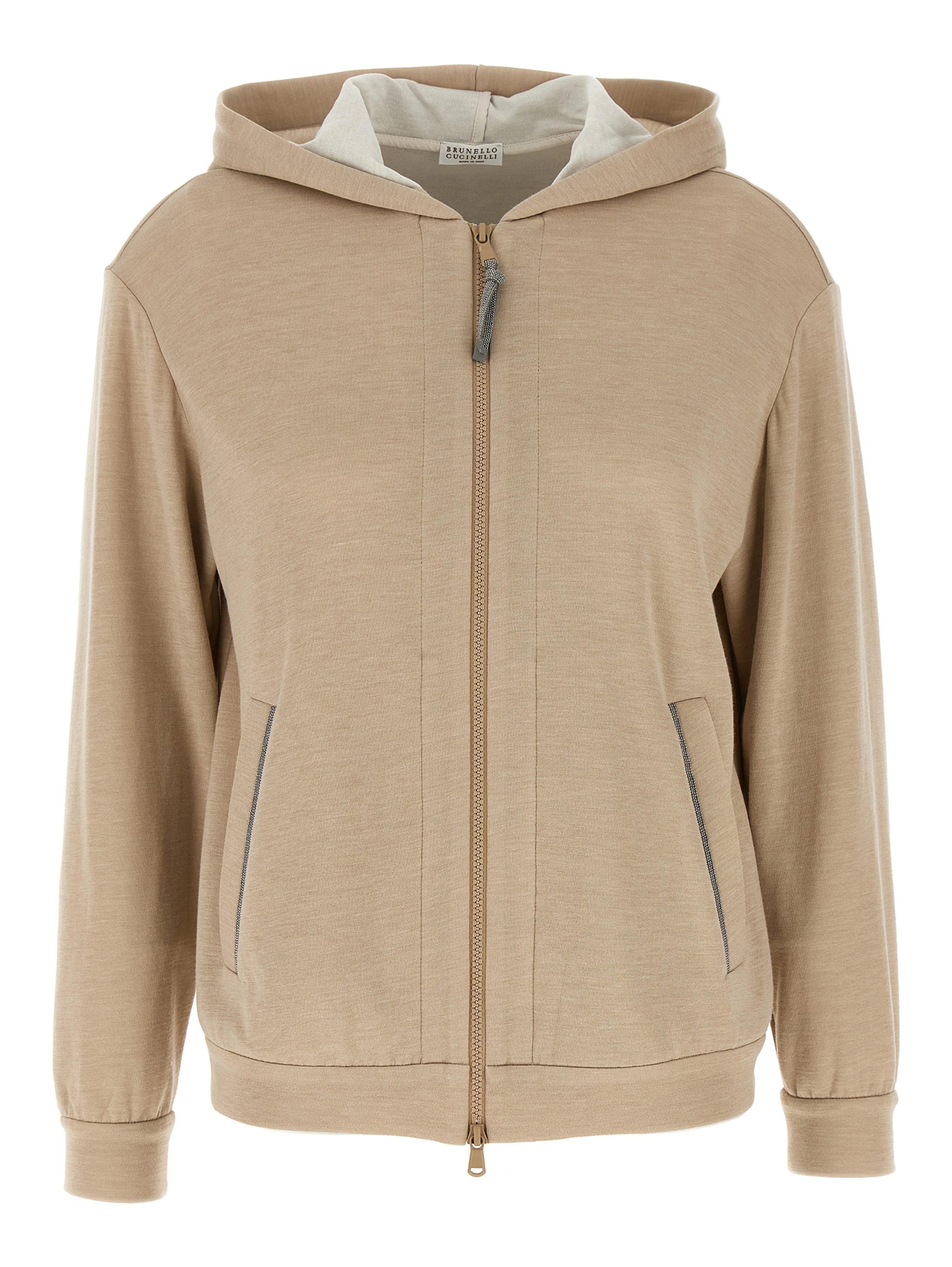 Beige Cotton Cardigan