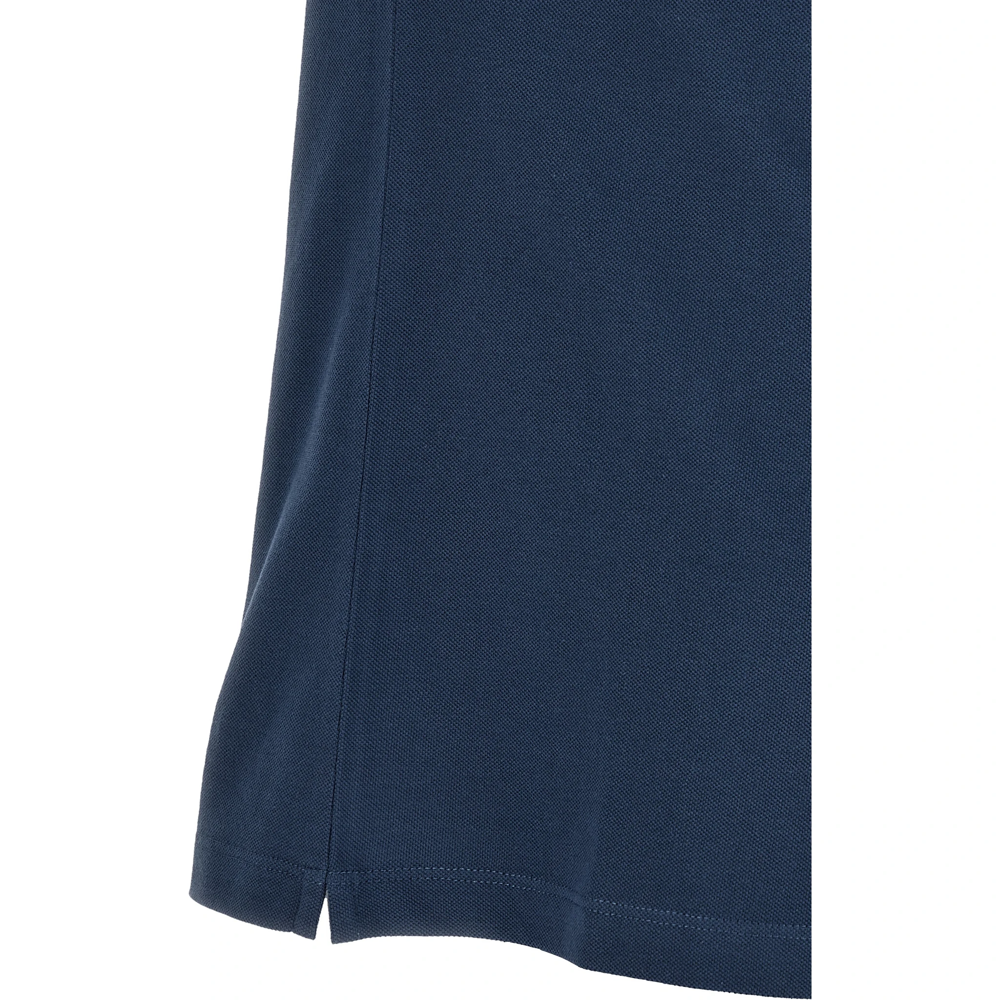 Blue Cotton Polo Shirt