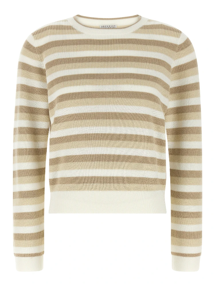 Beige Cotton Cardigan