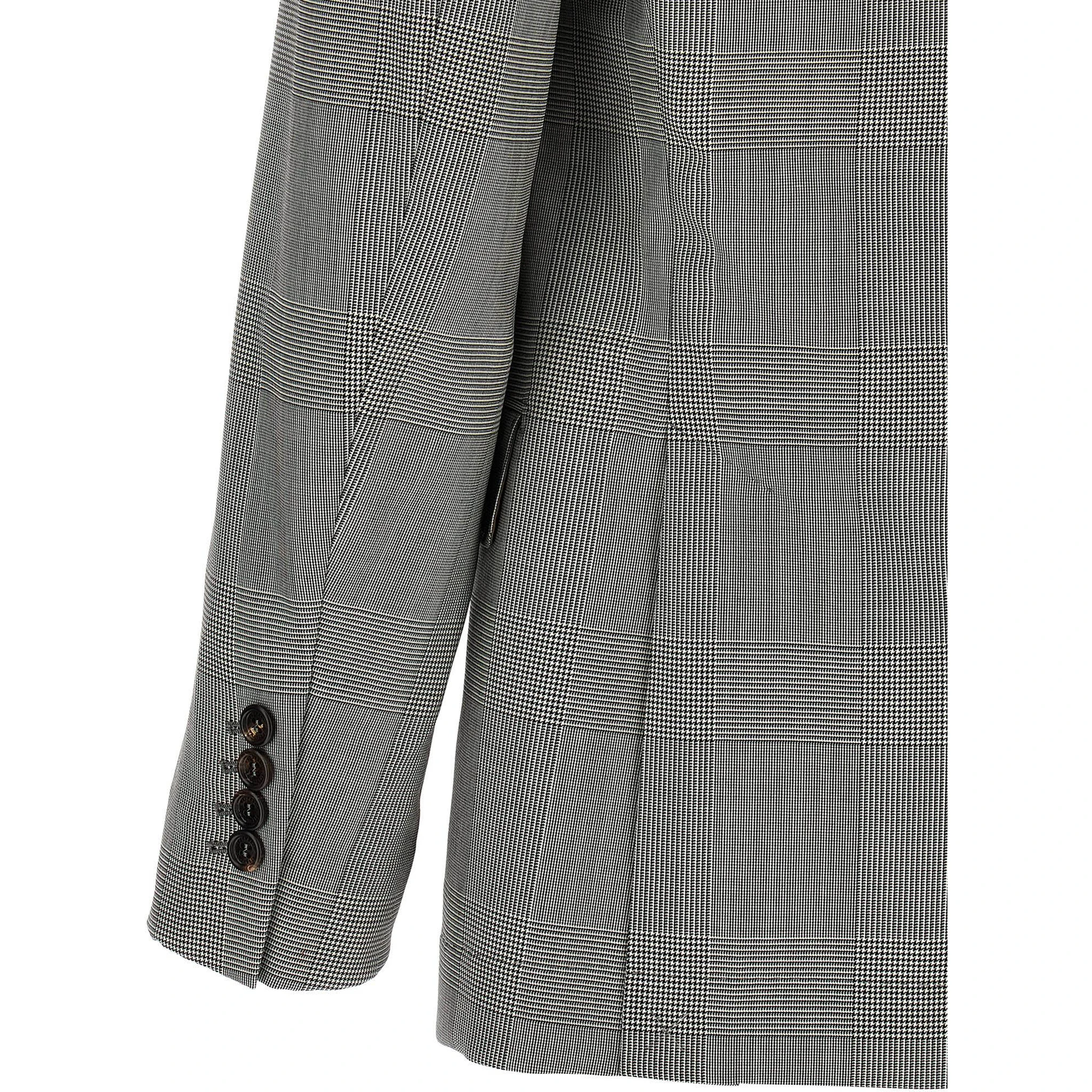 Gray Virgin Wool Blazer