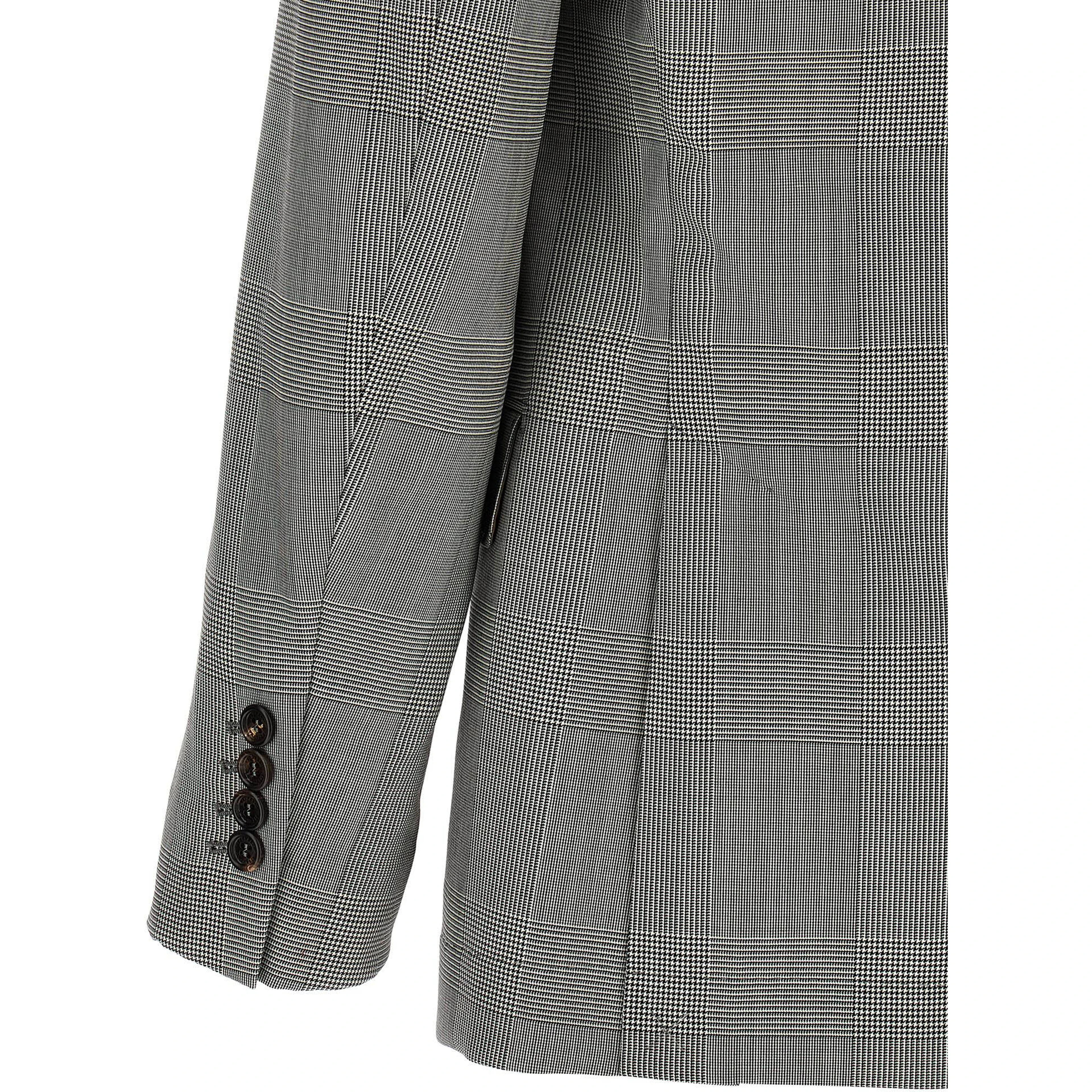 Gray Virgin Wool Blazer
