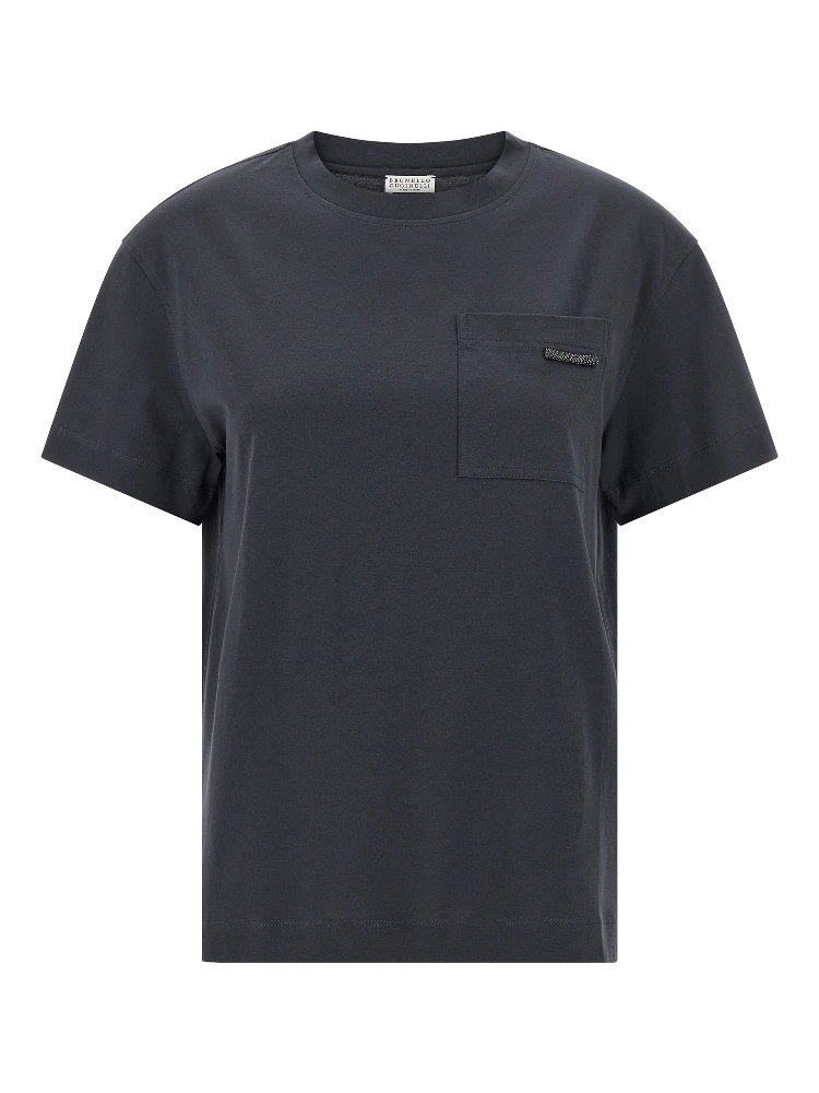 Blue Cotton T-Shirt