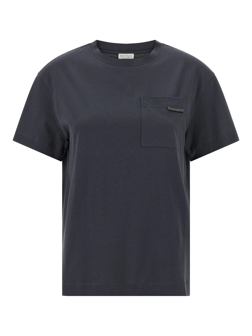 Blue Cotton T-Shirt
