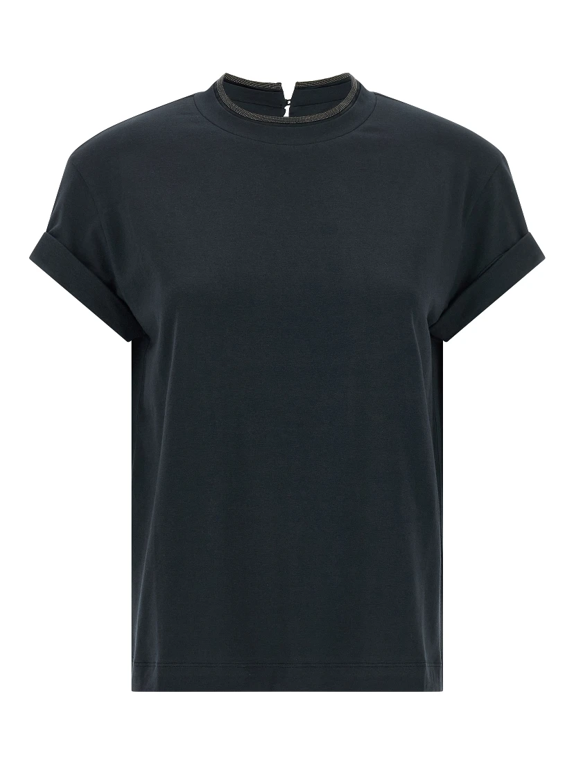 Blue Cotton T-Shirt