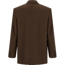 Brown Silk Blazer