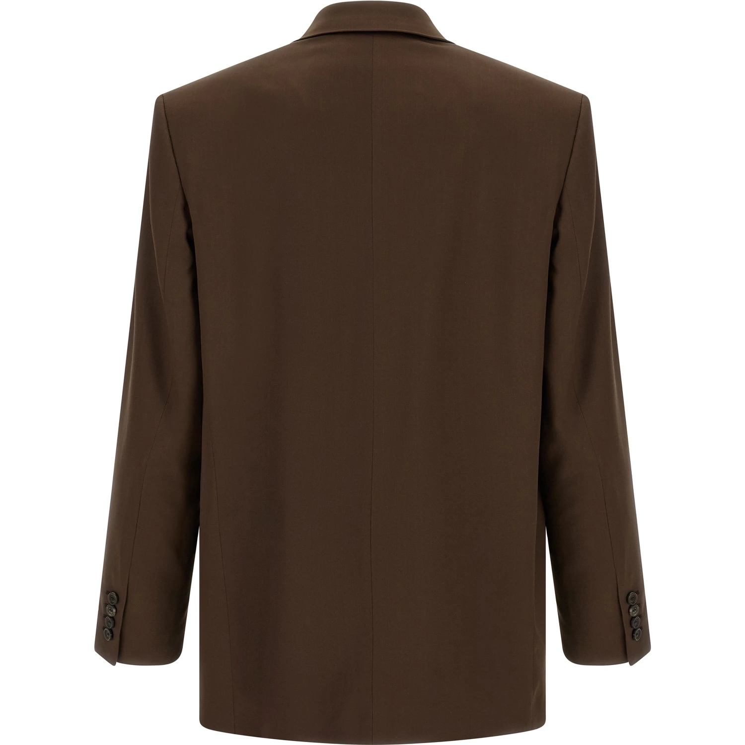 Brown Silk Blazer