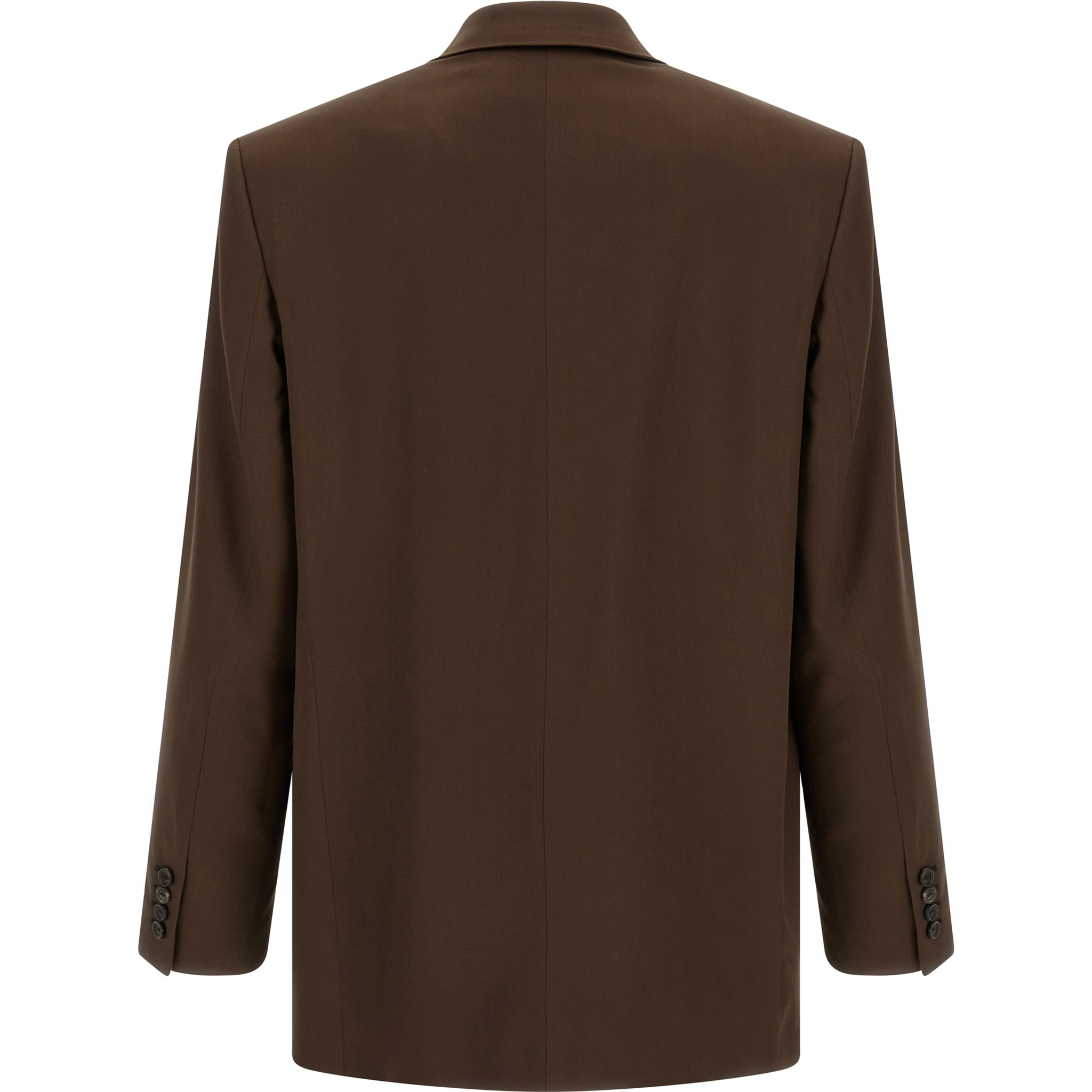 Brown Silk Blazer