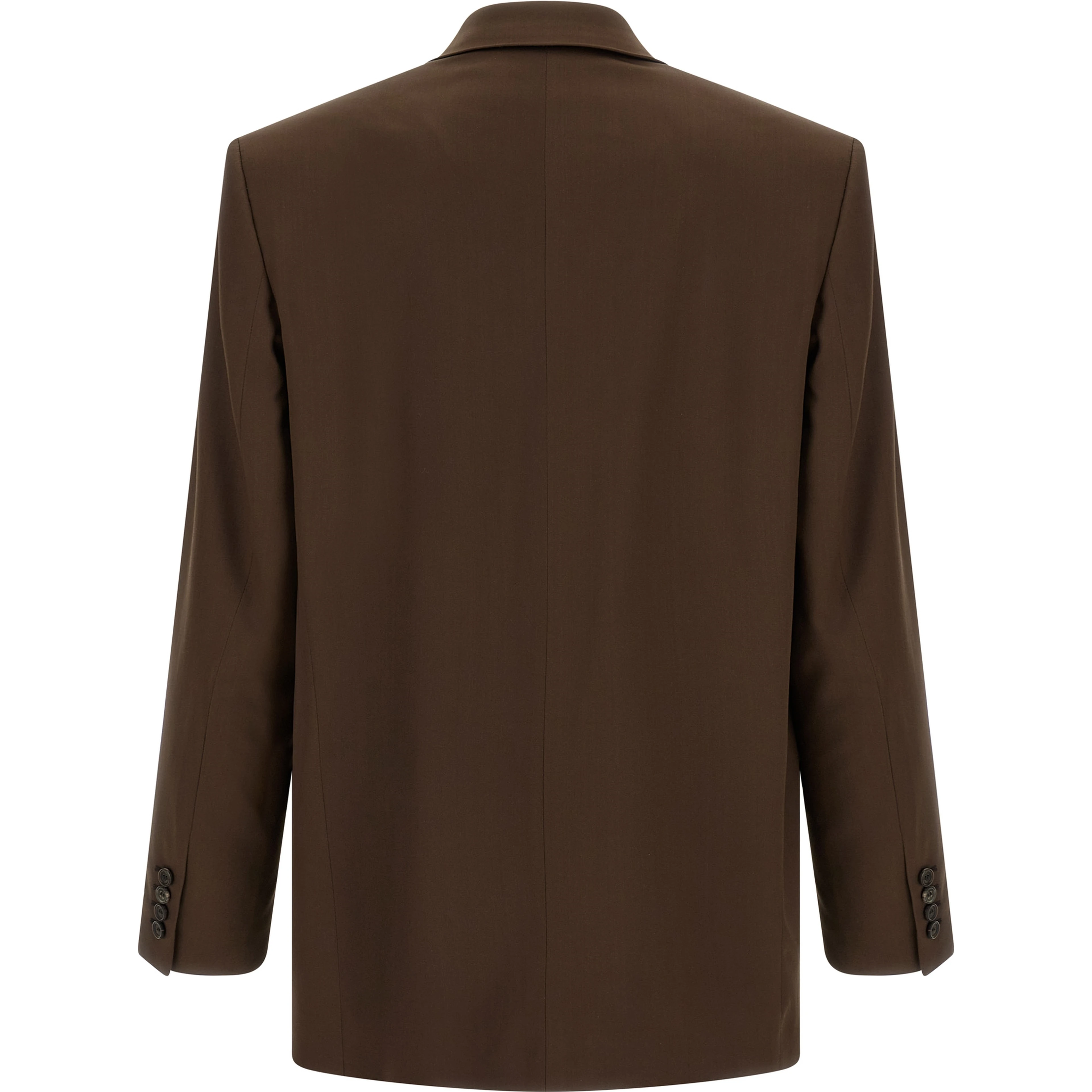 Brown Silk Blazer