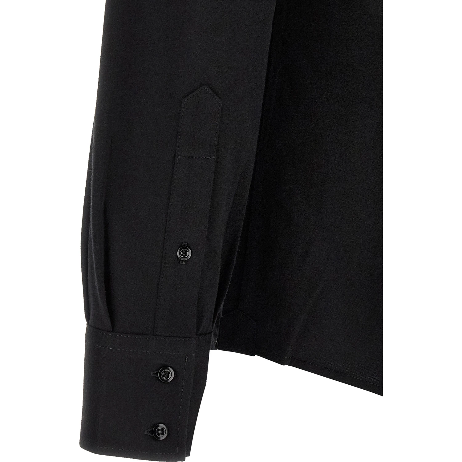 Black Cotton Blouse
