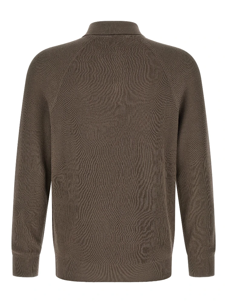 Brown Cotton Polo Shirt alternative
