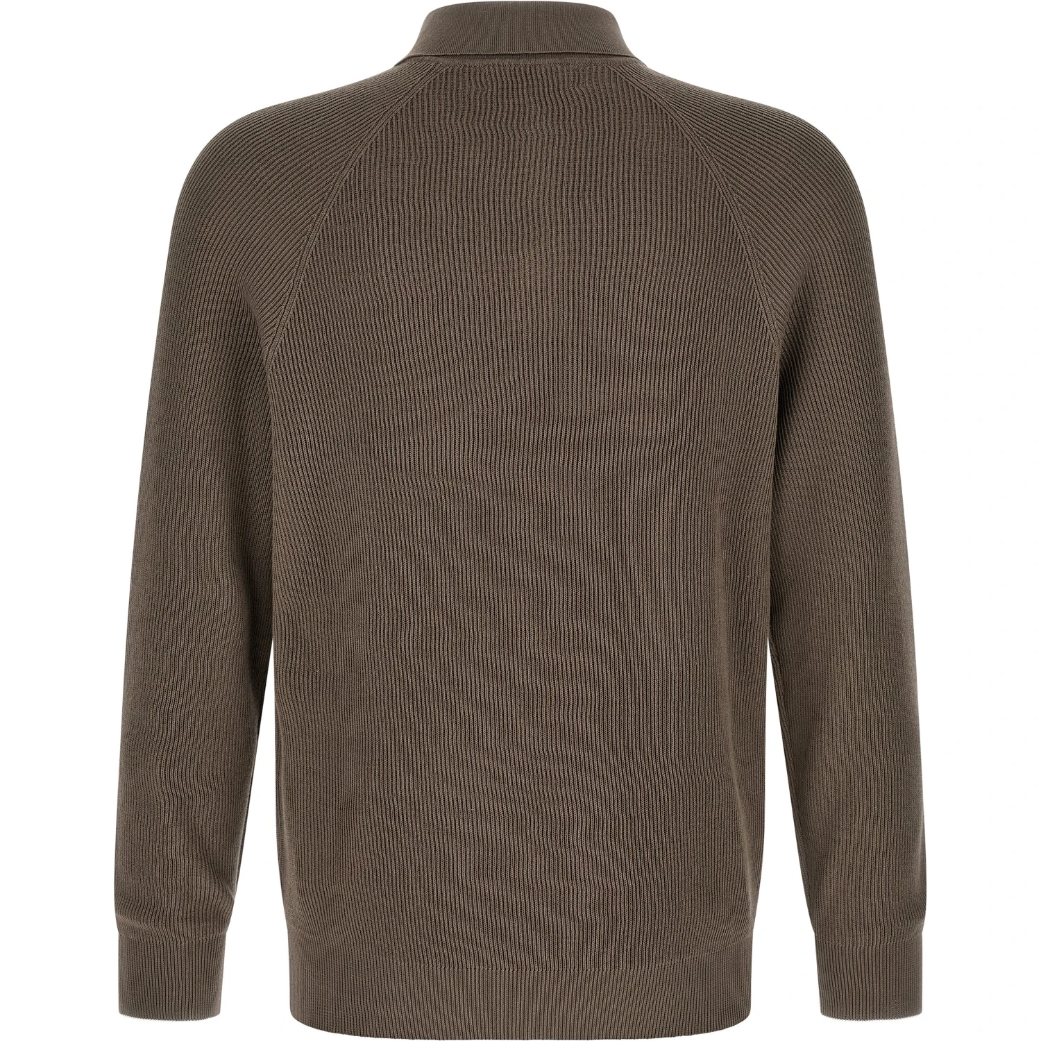 Brown Cotton Polo Shirt