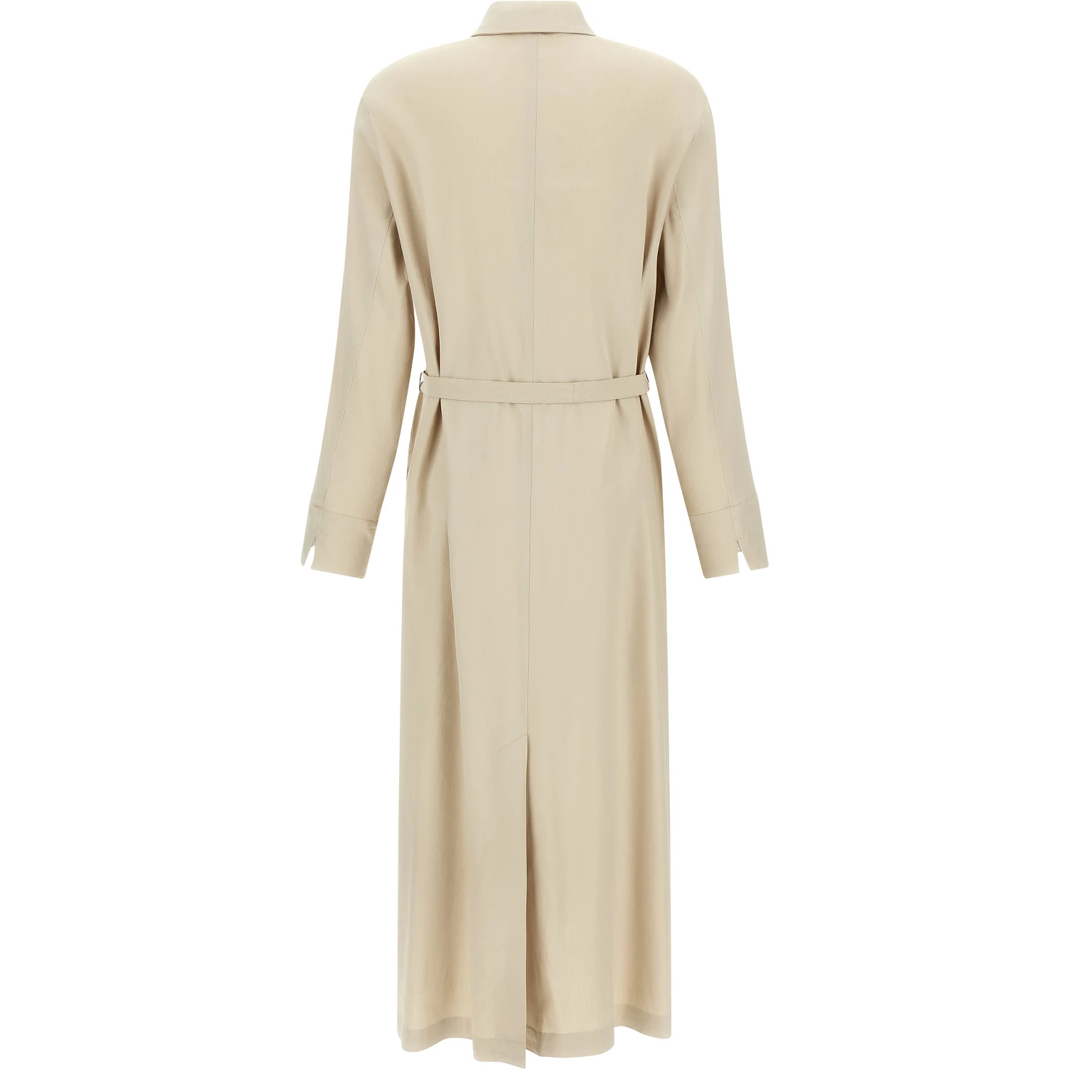 Beige Linen Long Dress