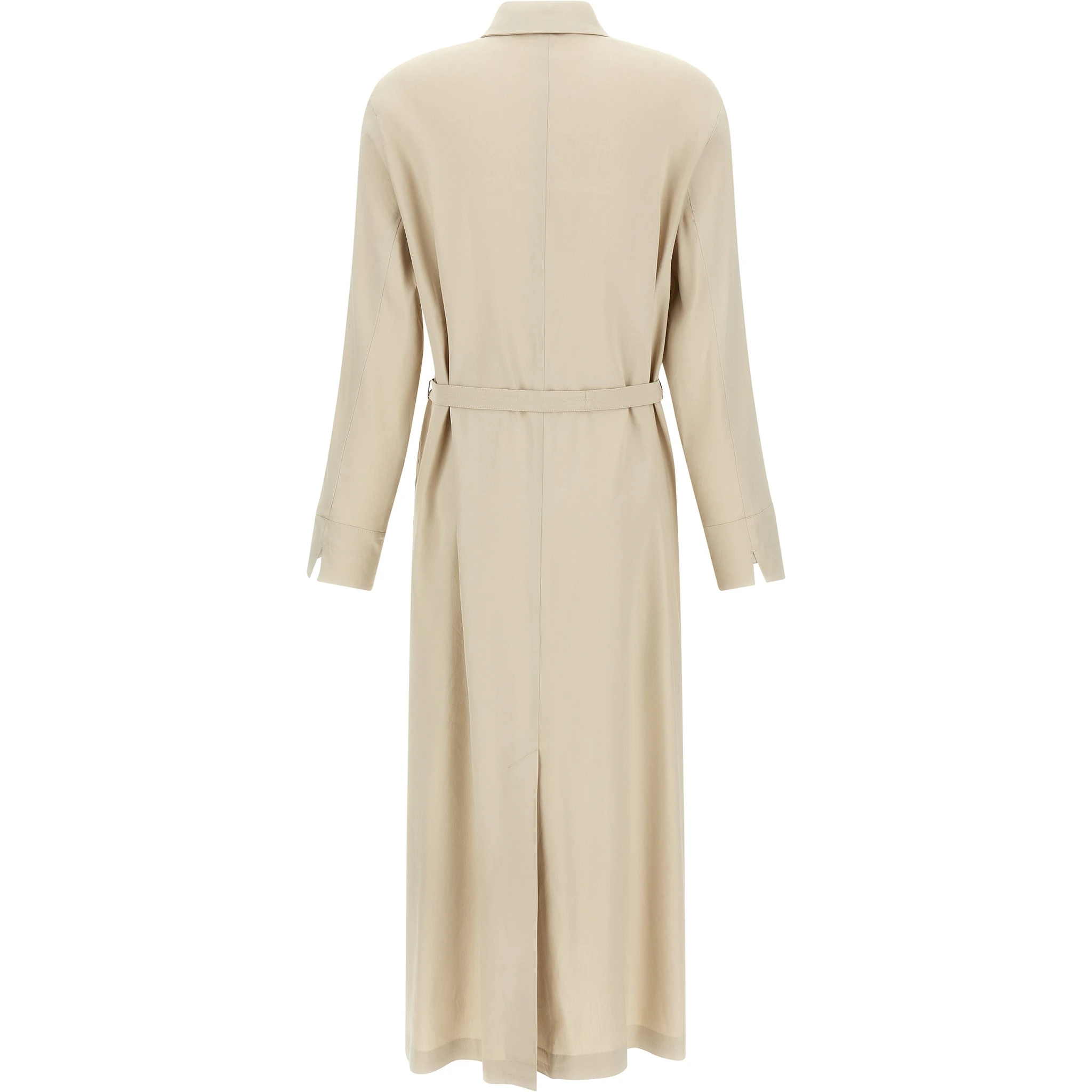 Beige Linen Long Dress