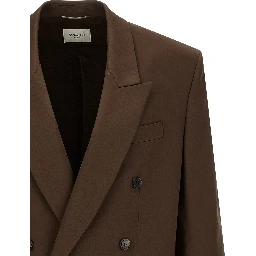 Brown Silk Blazer