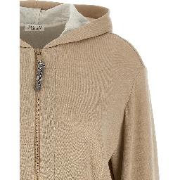 Beige Cotton Cardigan