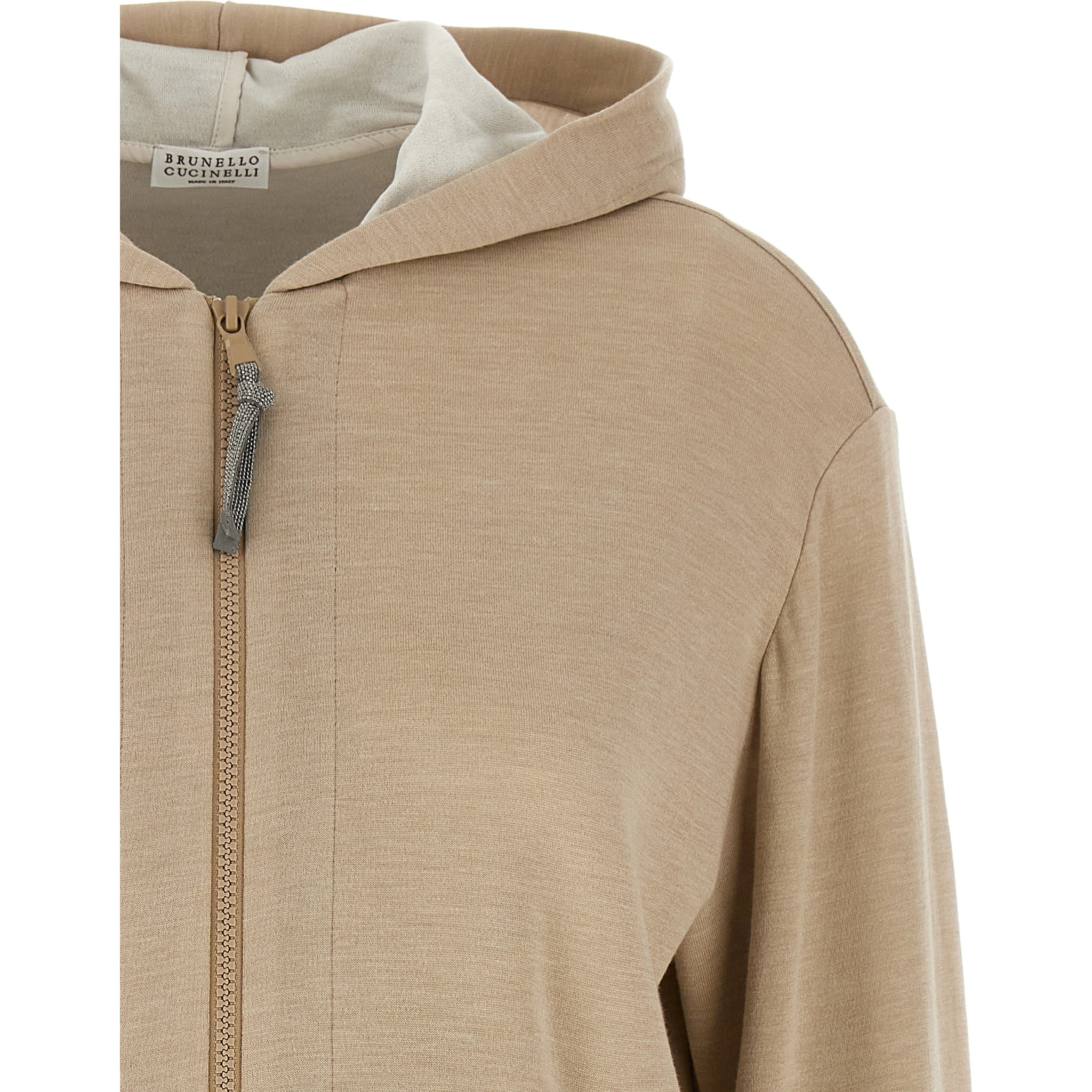 Beige Cotton Cardigan