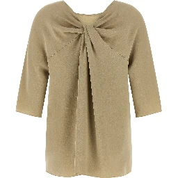 Beige Silk Blouse