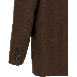 Brown Silk Blazer