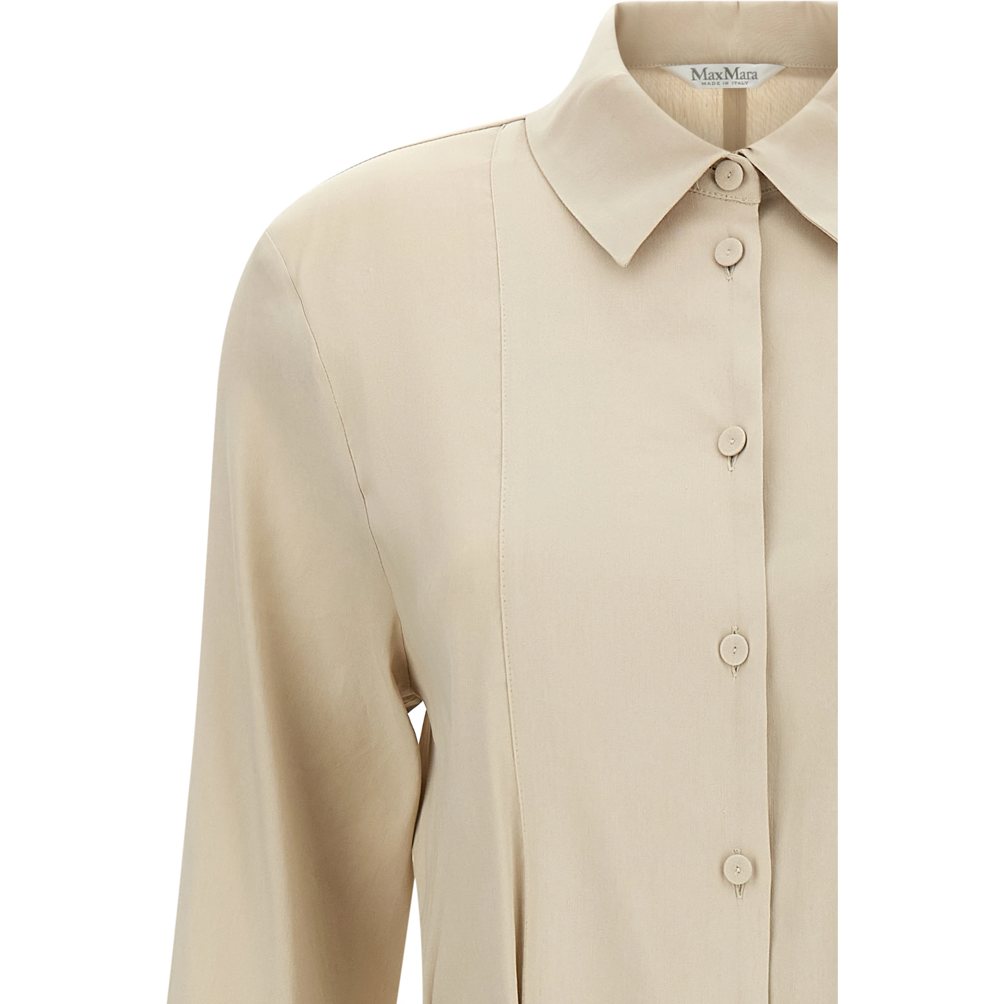 Beige Linen Long Dress
